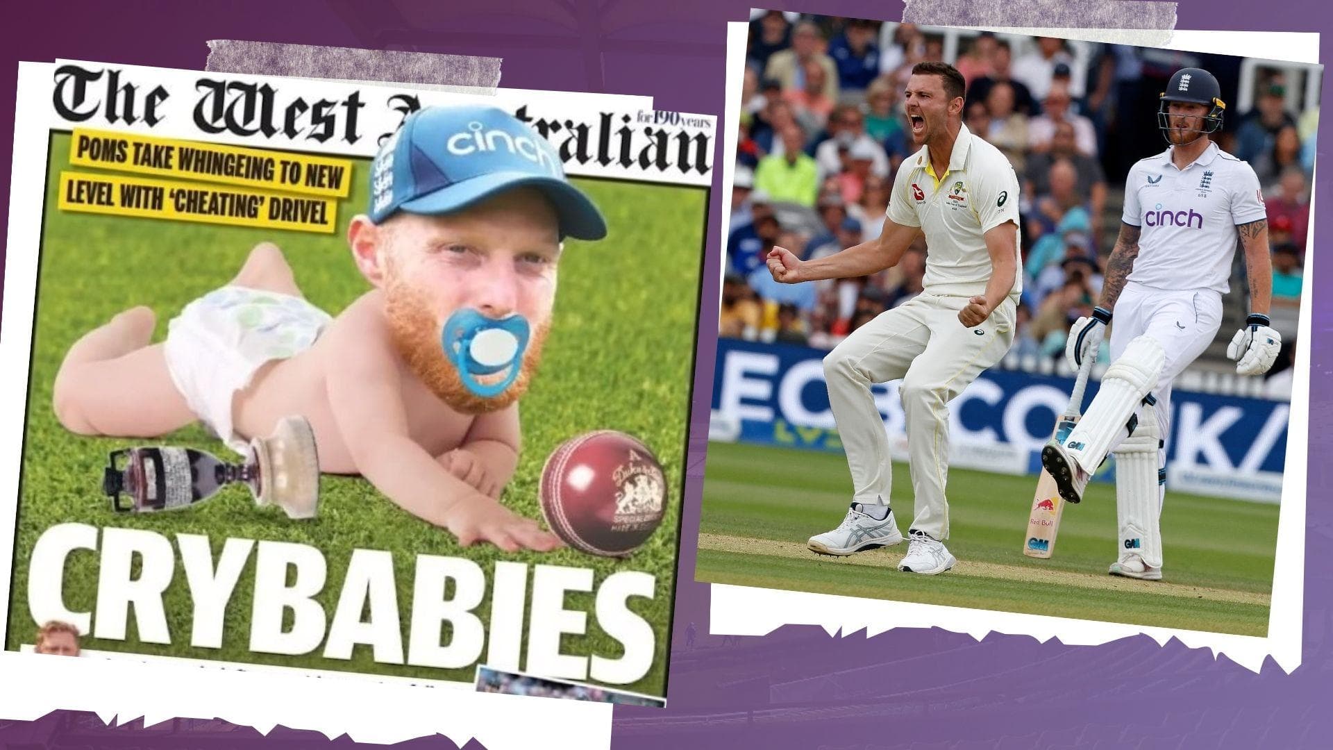 Ashes 2023, ENG vs AUS: Australian newspaper calls Ben Stokes 'Crybaby', English skipper responds