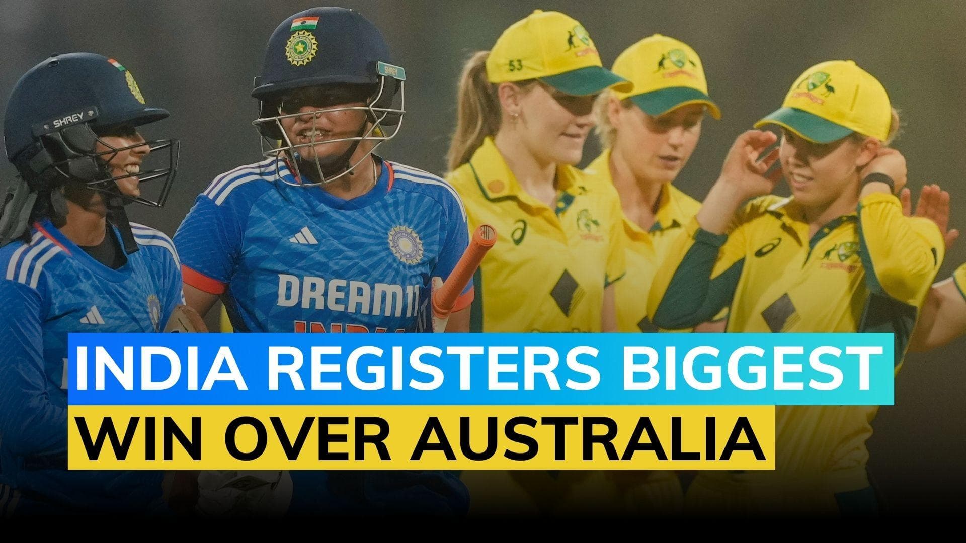 Clinical India Women crush Australia by 9 wickets, go 1-0 up in 3-match T20I series