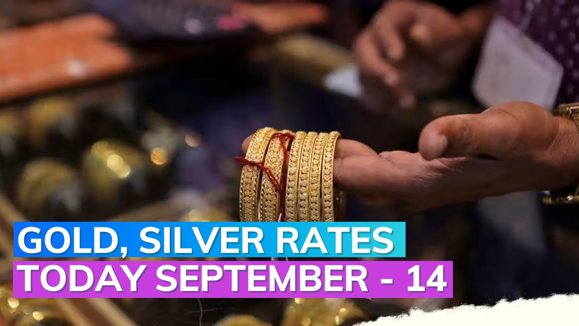 Gold, Silver Rates today September 14, 2023: Check Prices in Mumbai, Delhi, Chennai, Kolkata