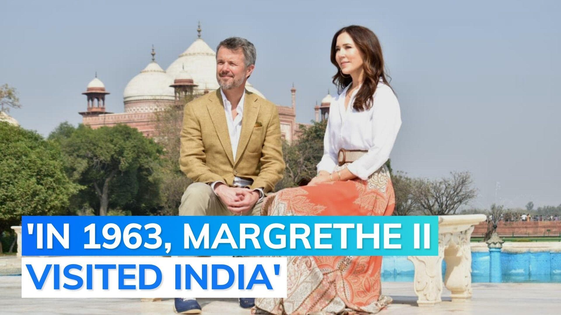 Denmark royal family's first India trip in 20 years: Crown Prince, Princess visit Taj Mahal on Day 1