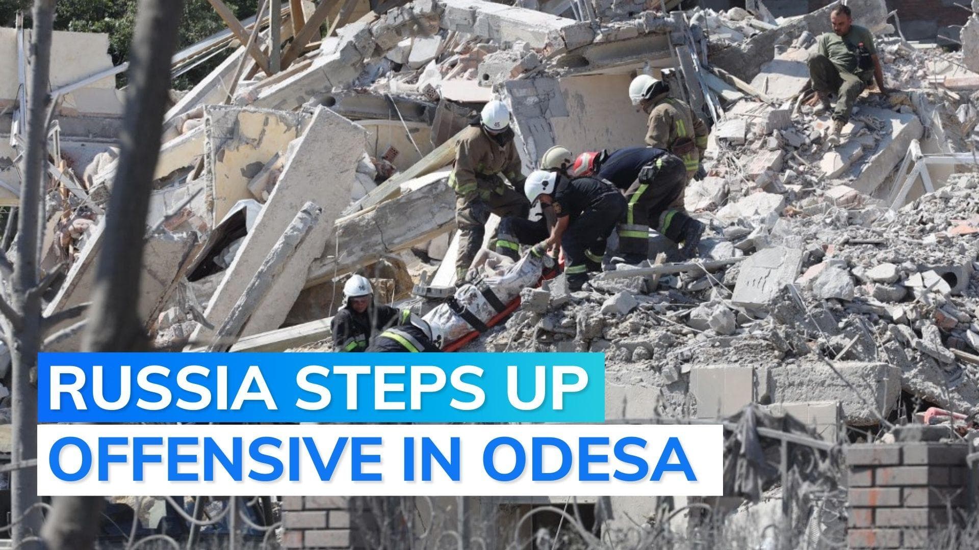 21 killed as Russian missiles strike Ukraine's Odesa