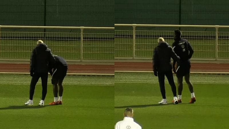 Watch! Paul Pogba gets hurt in training, will miss World Cup qualifiers for France