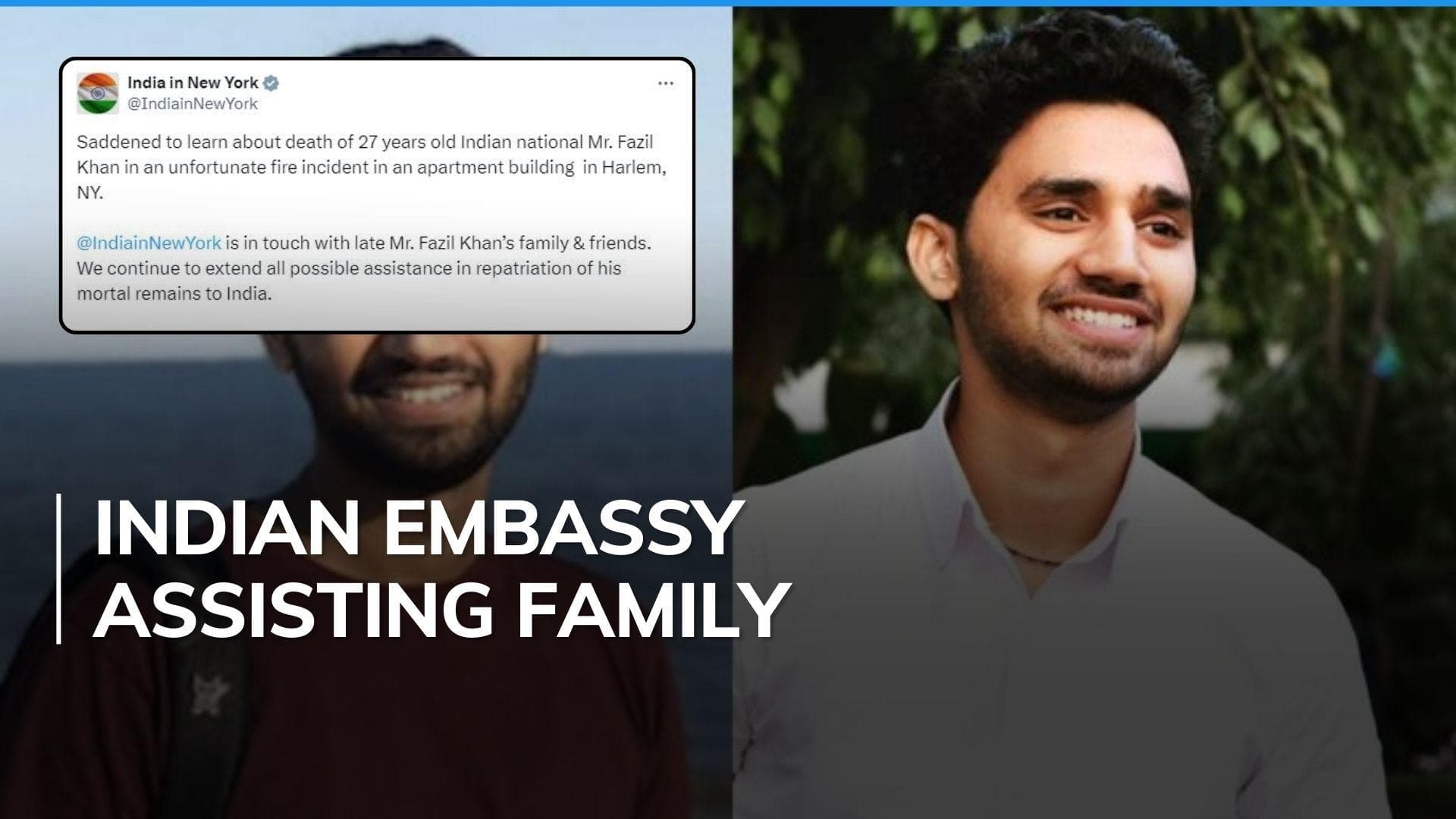 27-yr-old Indian man killed in fire in Manhattan building