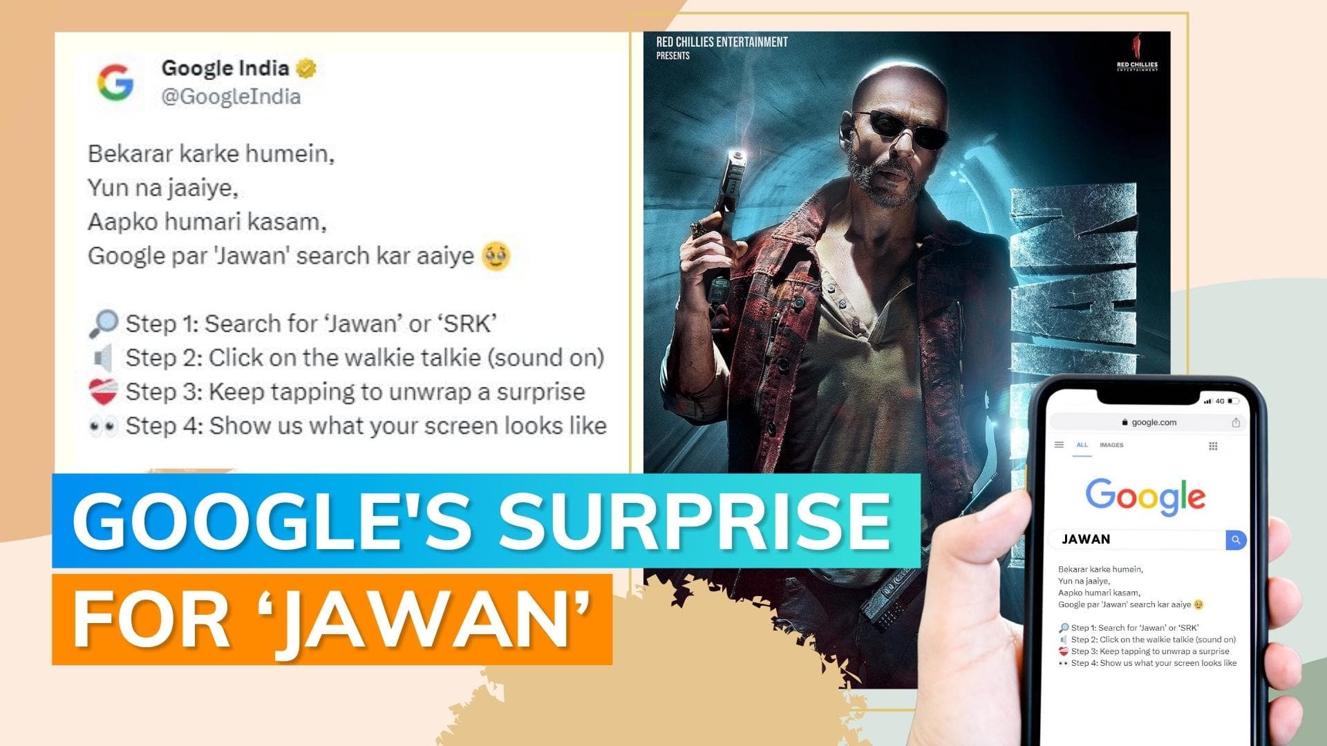 Google doodle celebrates 'Jawan' release, know how