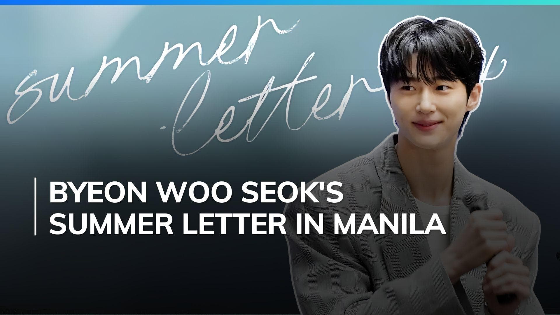 Byeon Woo Seok recreates 'Lovely Runner' scenes with fans, sings show's OSTs at meetup in Manila | Watch 
