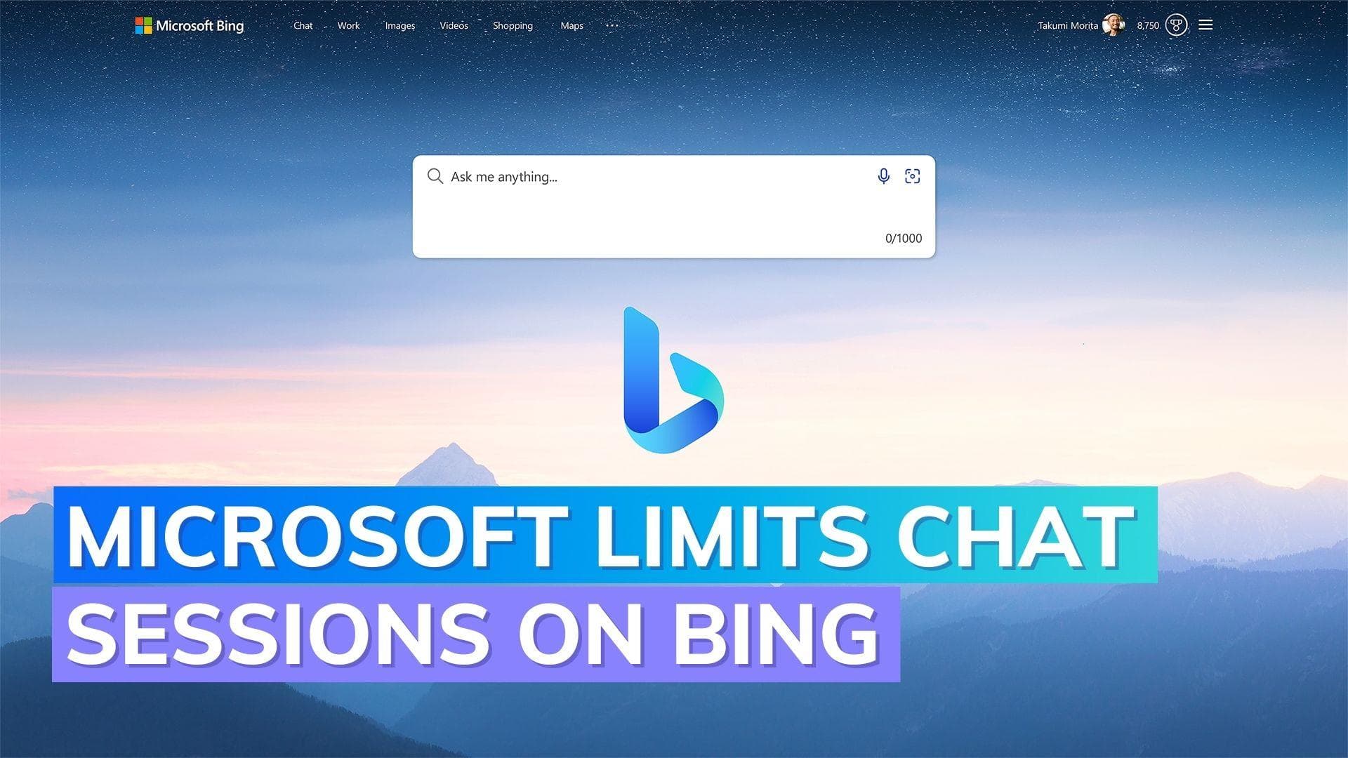 Bing AI Chat gets limited: Only 5 Questions per session allowed!