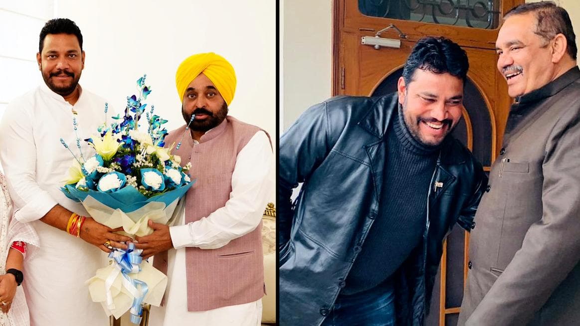 Punjab: Vijay Sampla's close aide Robin Sampla joins AAP
