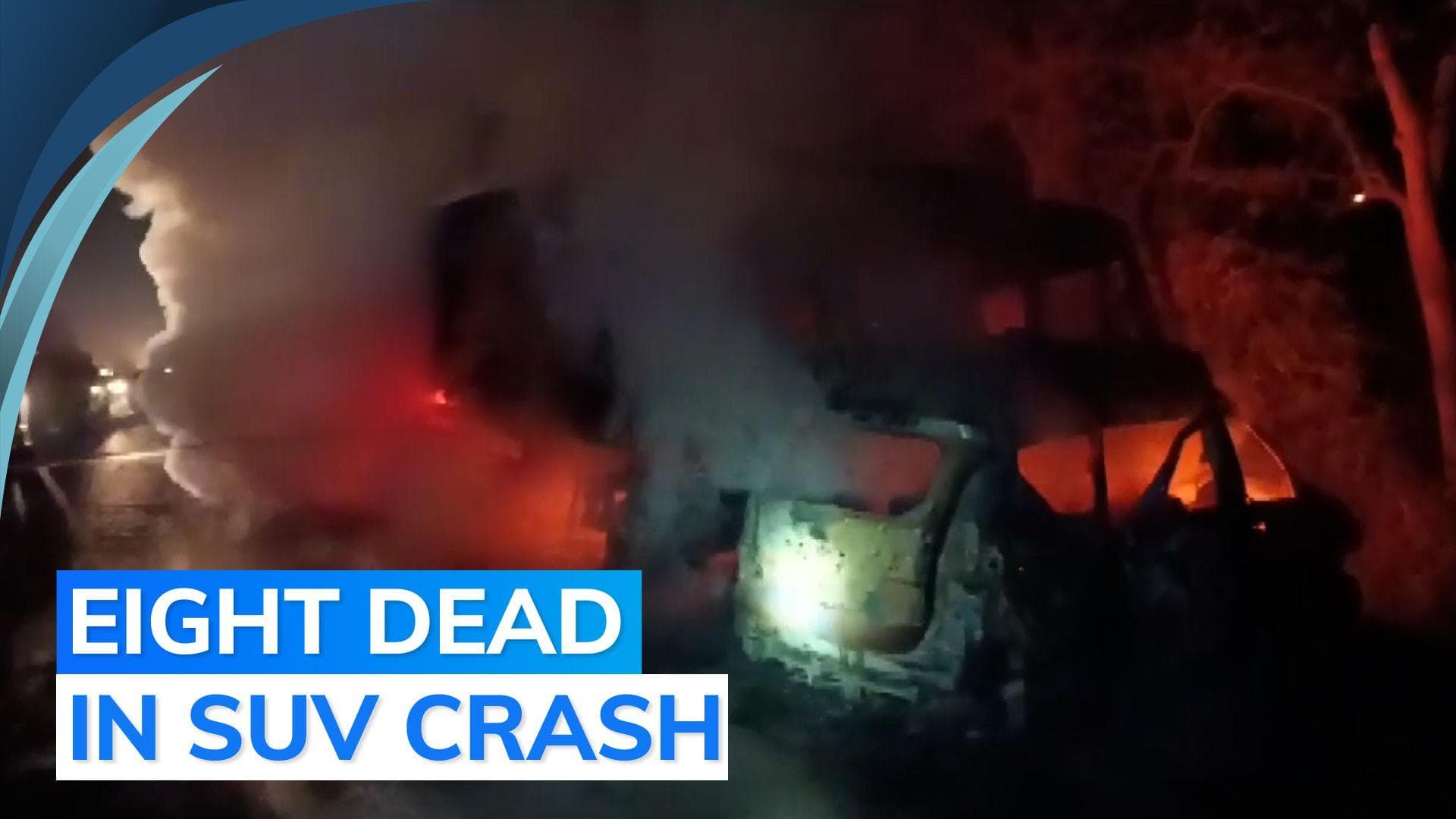 Uttar Pradesh: eight charred to death in road accident in Bareilly district