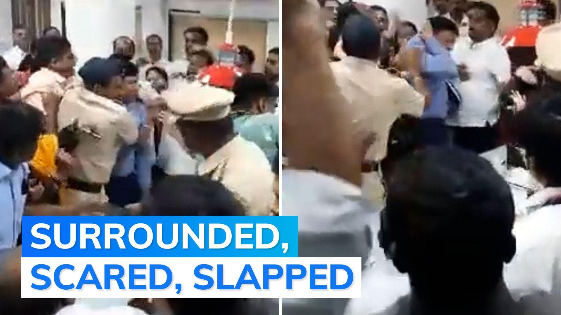 On cam: BMC engineer slapped; Mumbai police book Maharashtra ex-minister