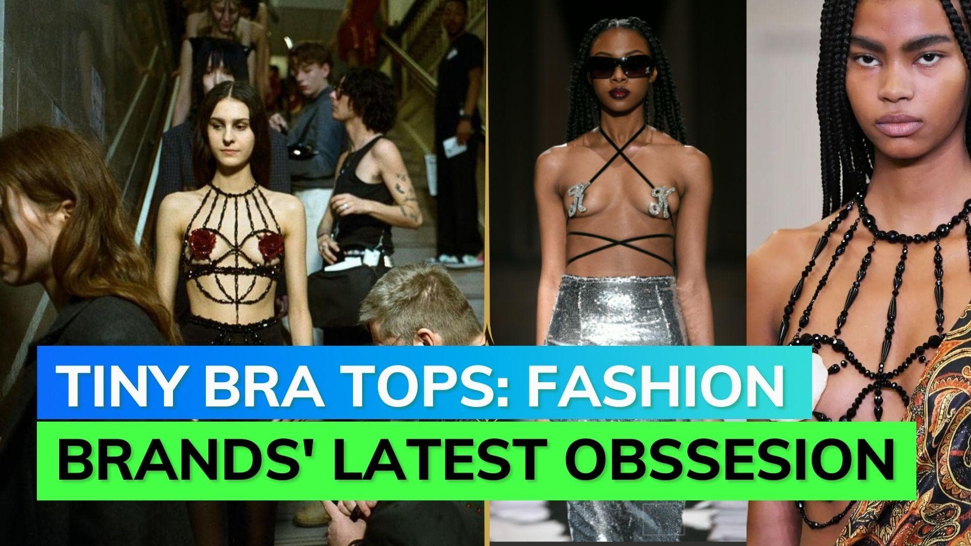From Gucci to Puppets and Puppets; tiny bra tops are on everyone's mind & cart