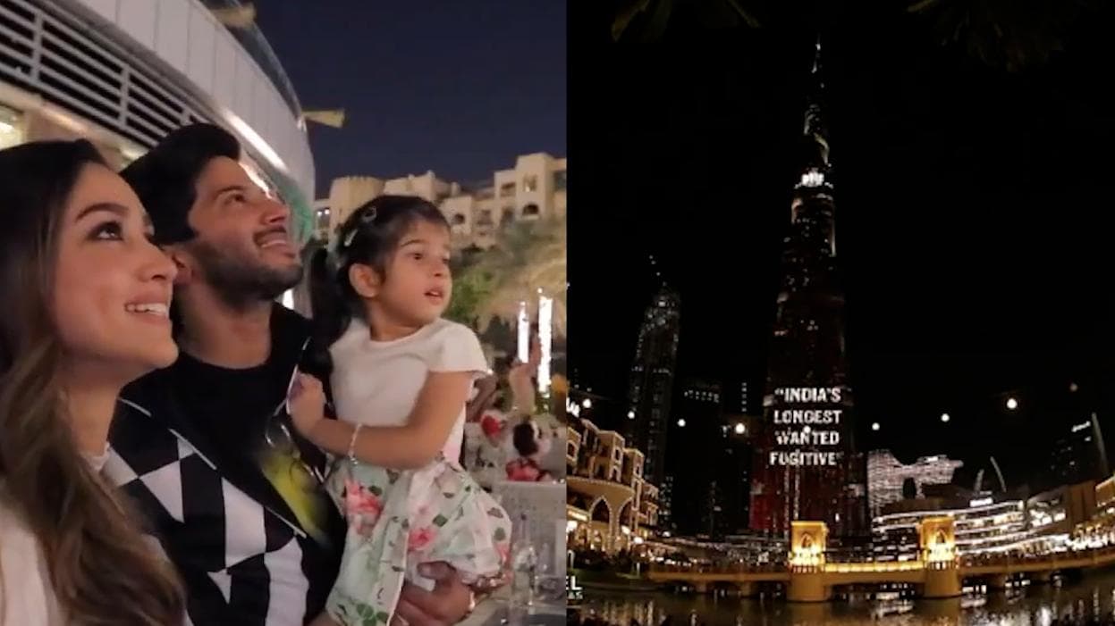 Dulquer Salmaan's 'Kurup' trailer lights up Dubai's Burj Khalifa