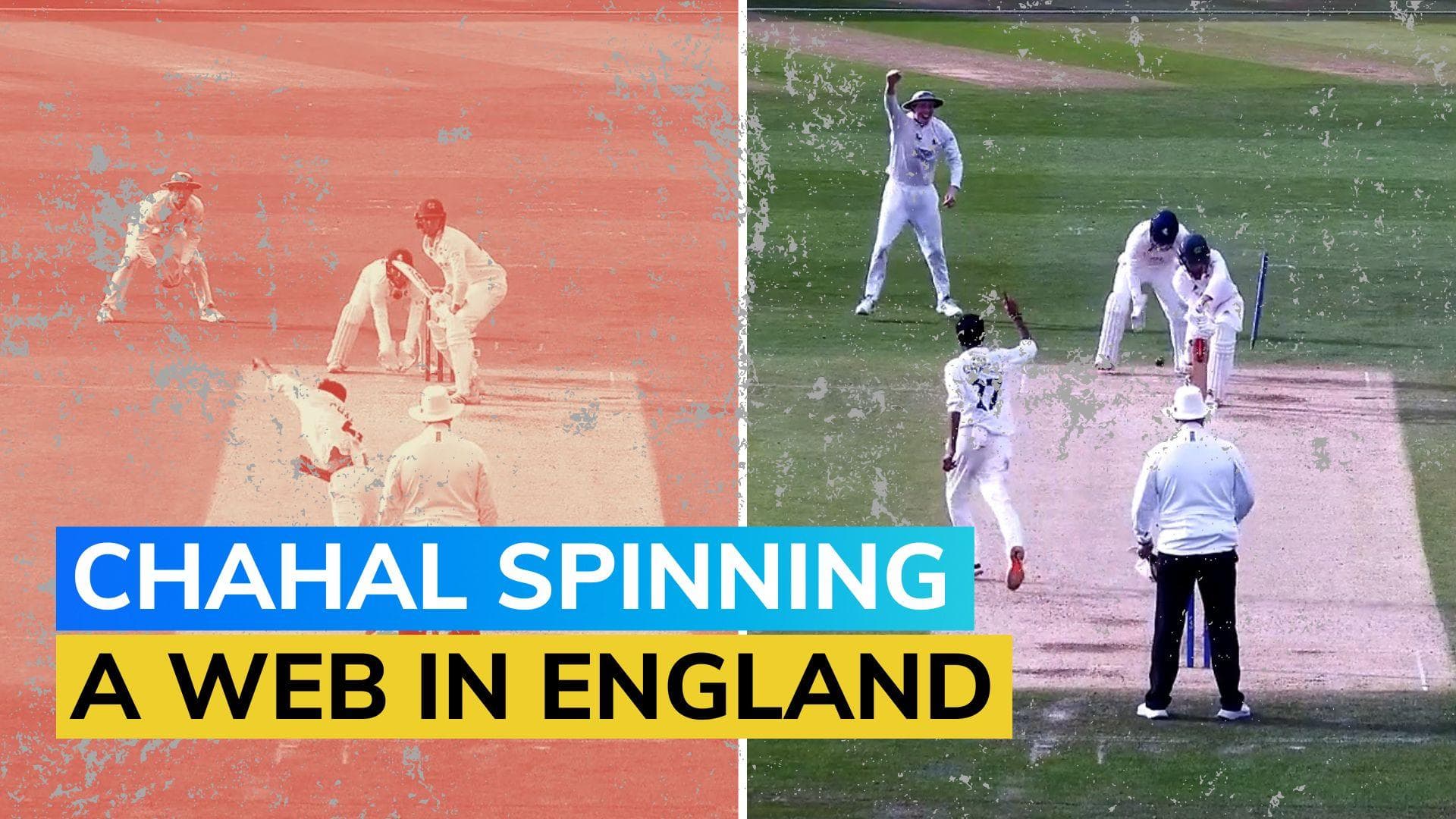 Watch: Yuzvendra Chahal uproots batter's off-stump with a beauty for Kent on County Championship debut