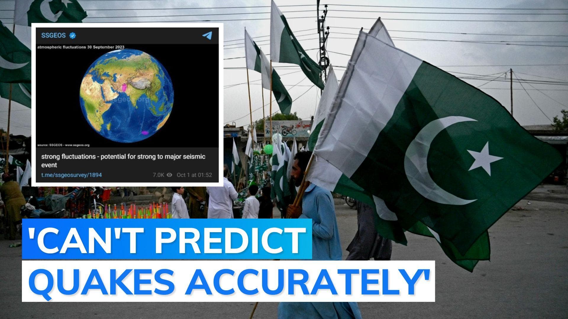 Pakistan's seismic agency rejects Dutch scientist's 'prediction' of strong earthquake