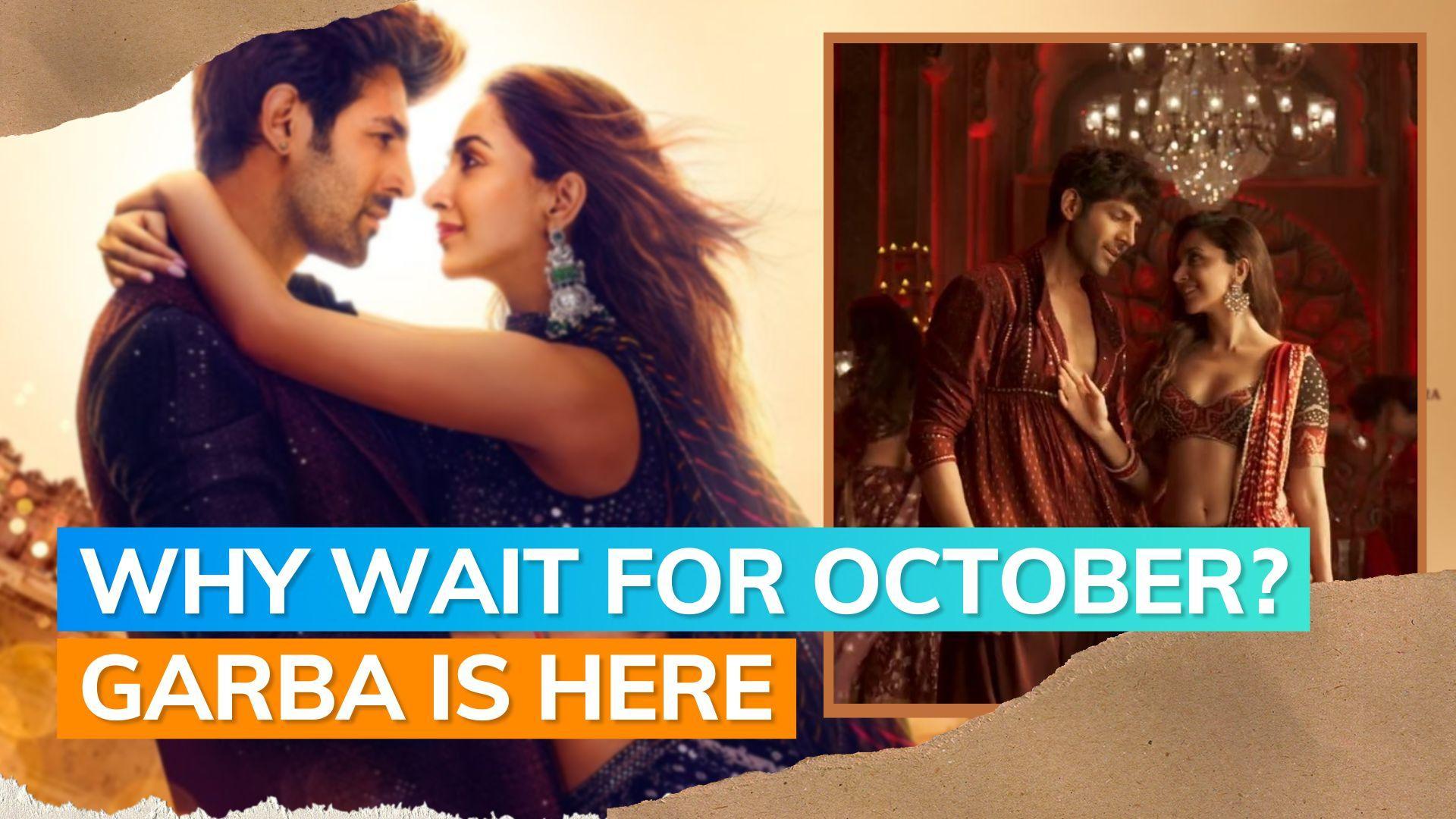 ‘Satyaprem Ki Katha’s song ‘Sun Sajni’ launched: Kartik Aaryan, Kiara Advani celebrate spirit of Garba