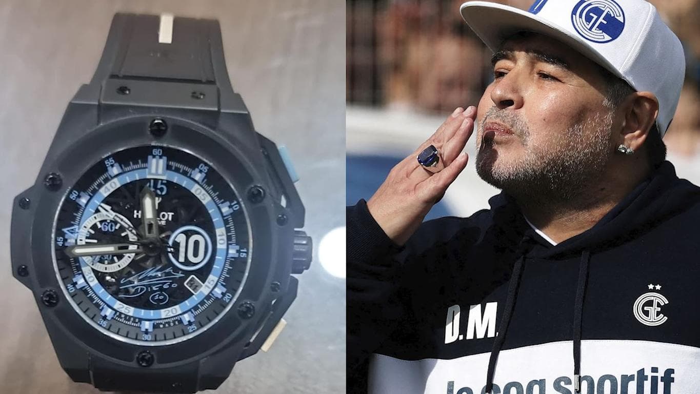 Late Diego Maradona's heritage watch recovered in Assam, accused arrested