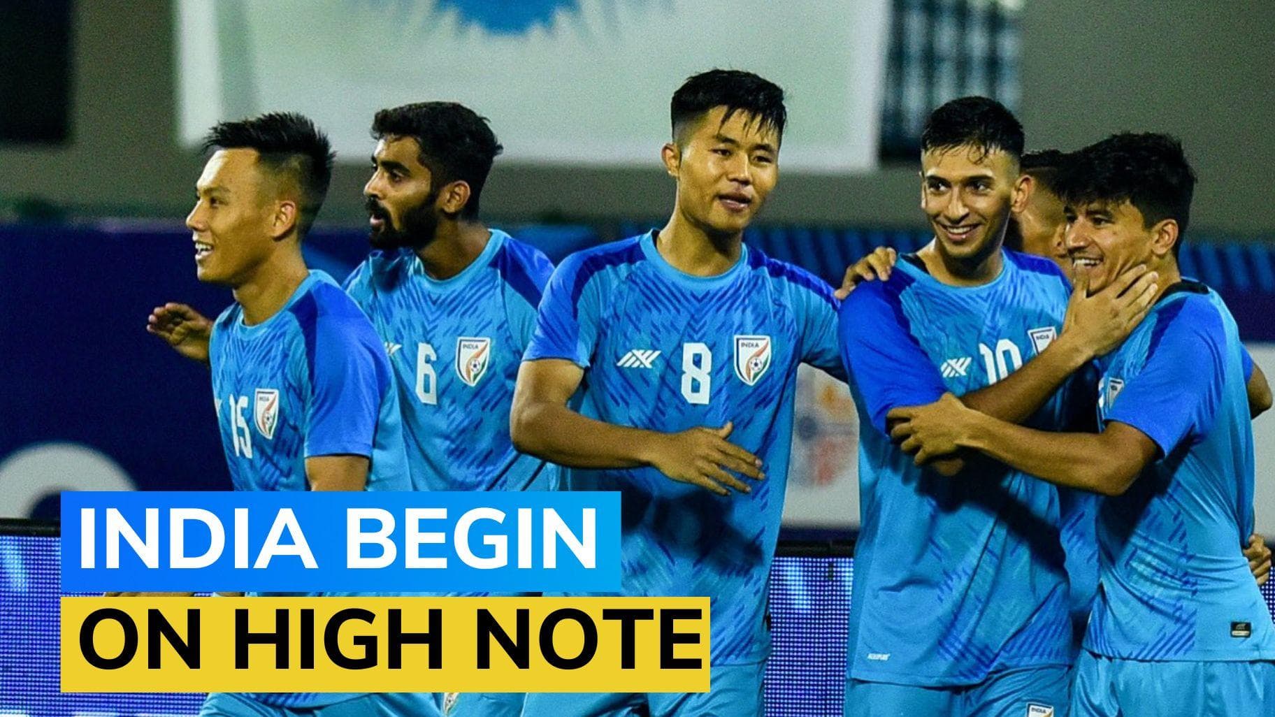 India begin Intercontinental Cup campaign with win over Mongolia