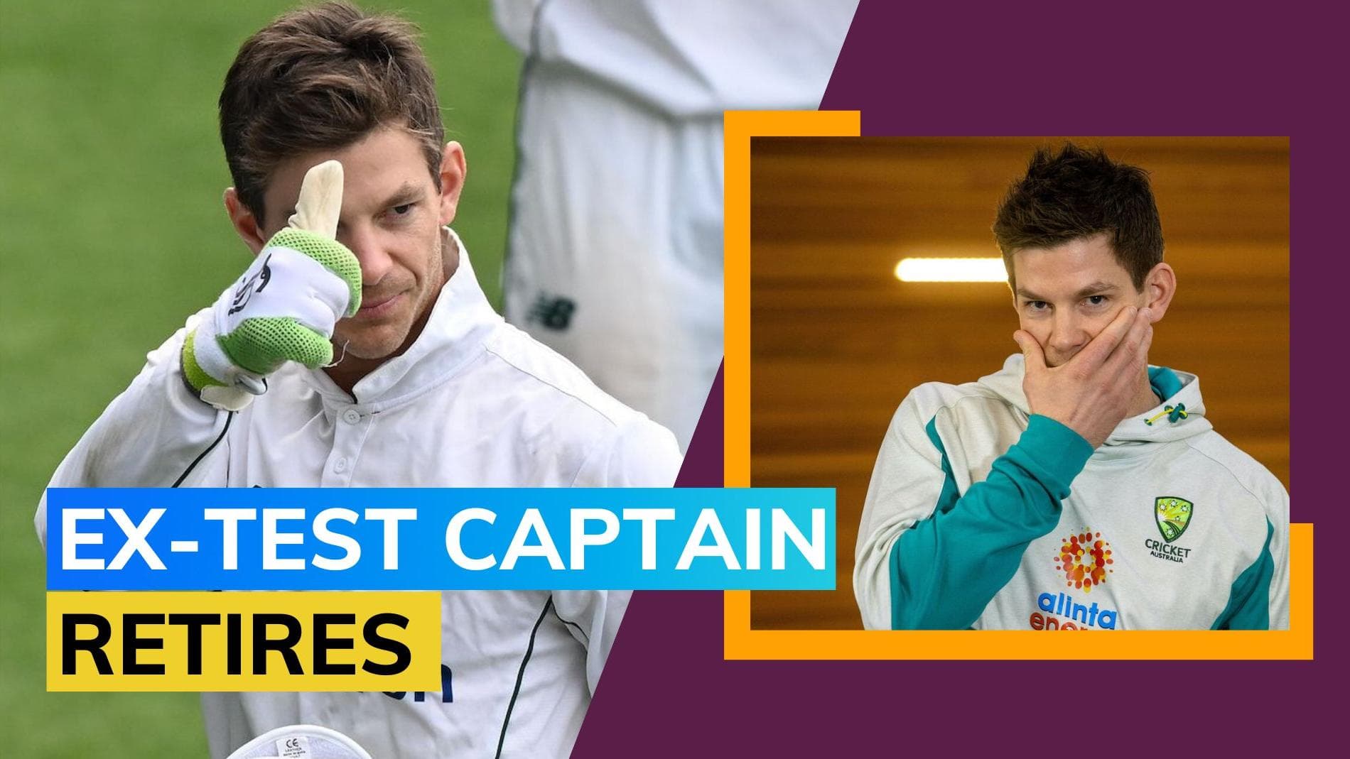 Former Australia Test cricket captain Tim Paine retires