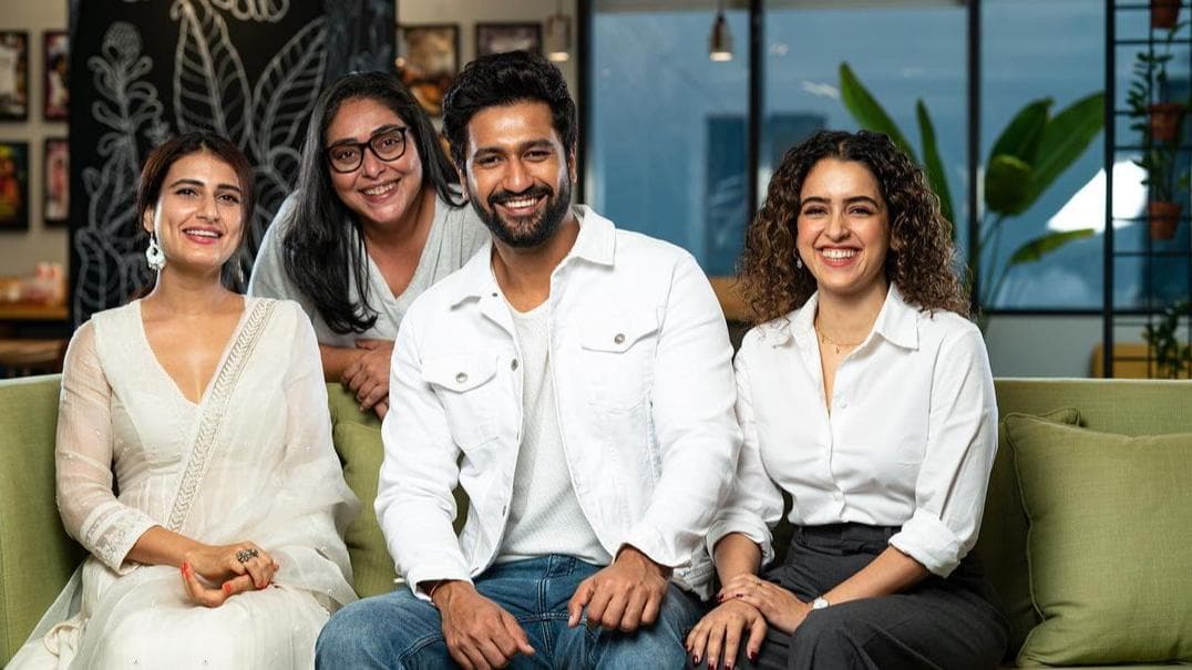 Vicky Kaushal welcomes Dangal girls Sanya Malhotra, Fatima Sana Shaikh to 'Sam Bahadur'