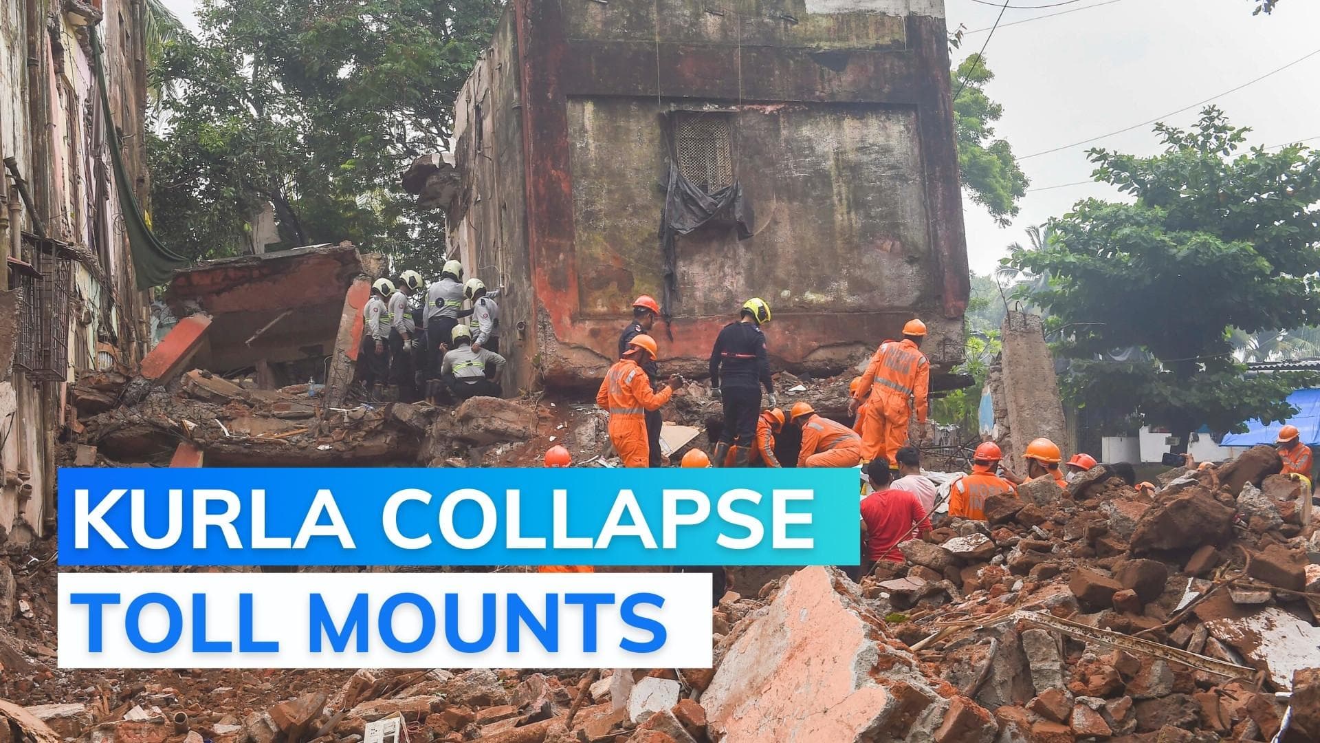 Kurla building collapse: 11 dead, rescue operation continues