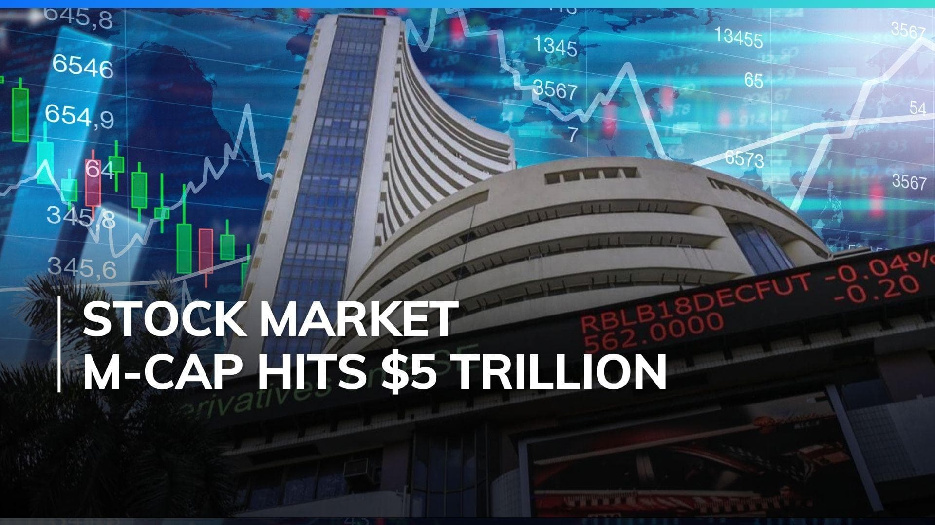 Stock market hits $5 trillion for the first time ever; benchmark indices end flat on Tuesday