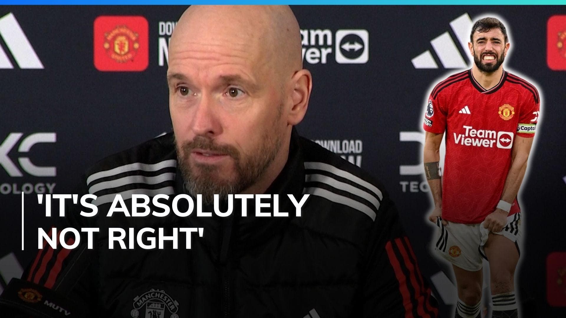 Erik ten Hag demands apology from Fulham for mocking Bruno Fernandes