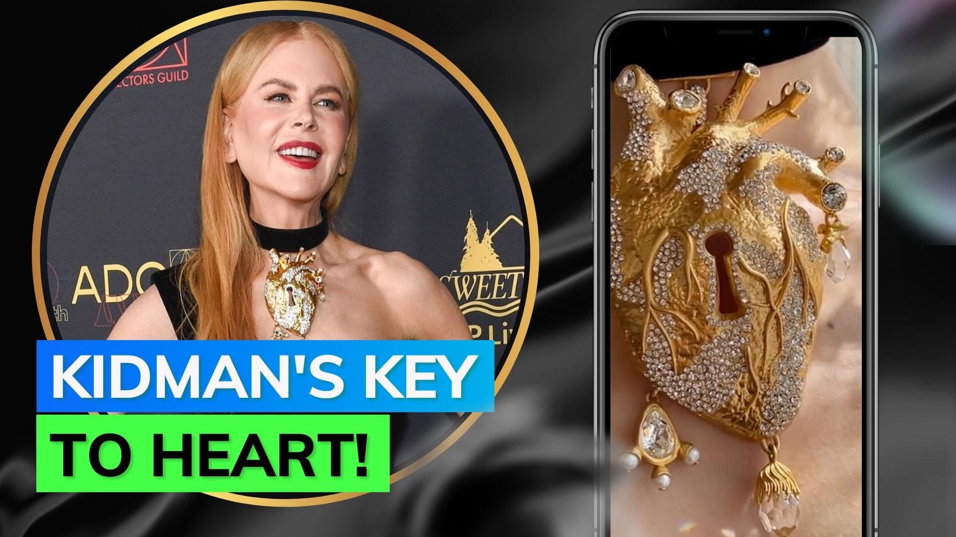 Nicole Kidman's Schiaparelli heart choker makes heads turn at the 27th Guild Awards 