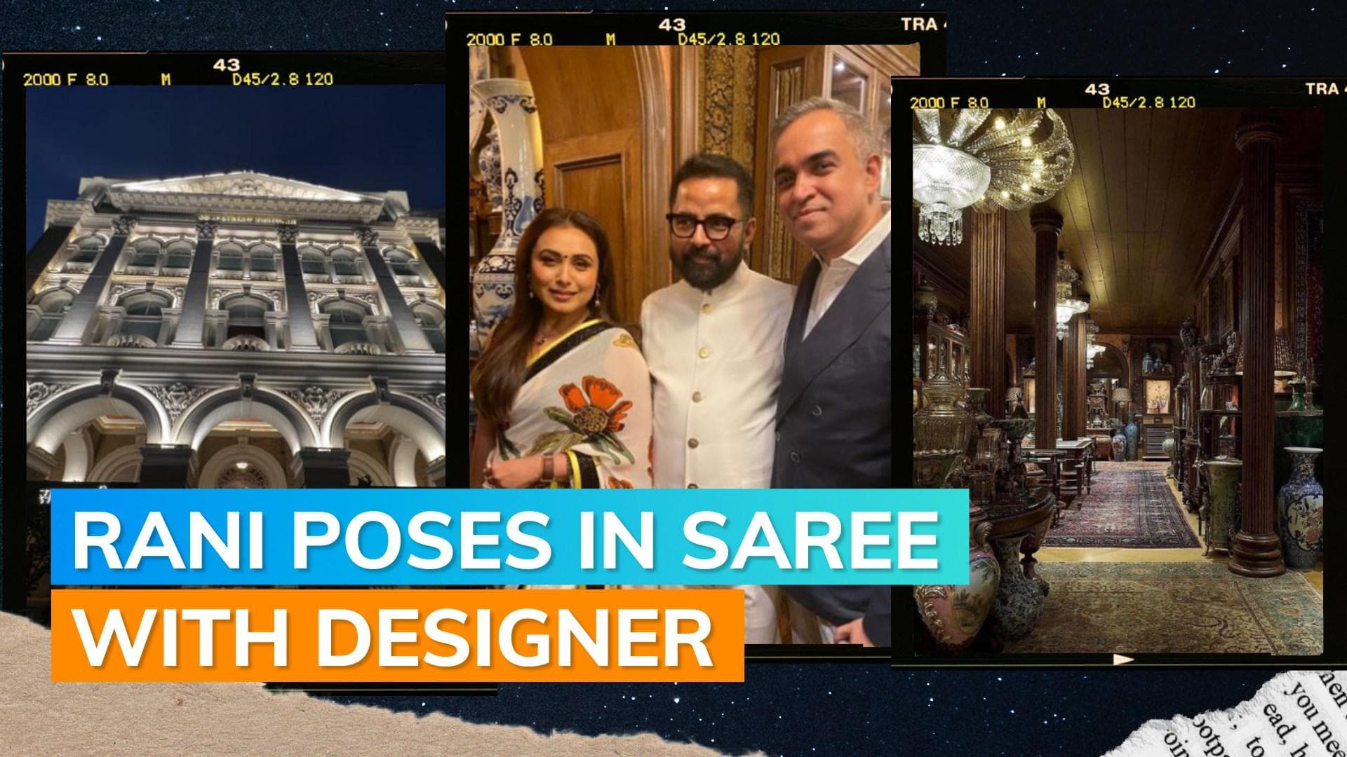 Rani Mukerji attends Sabyasachi's store launch in Mumbai