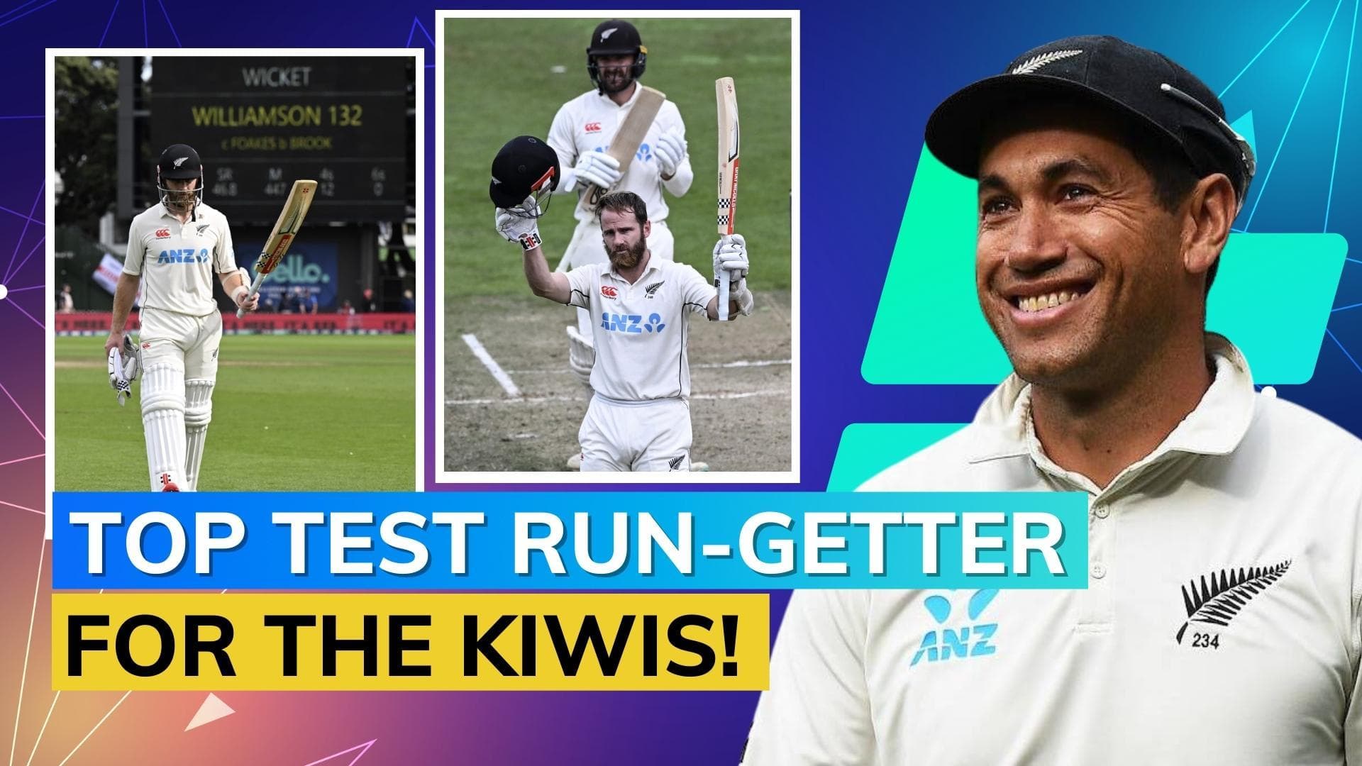 ENG vs NZ: Ross Taylor reacts as Kane Williamson breaks his all-time record