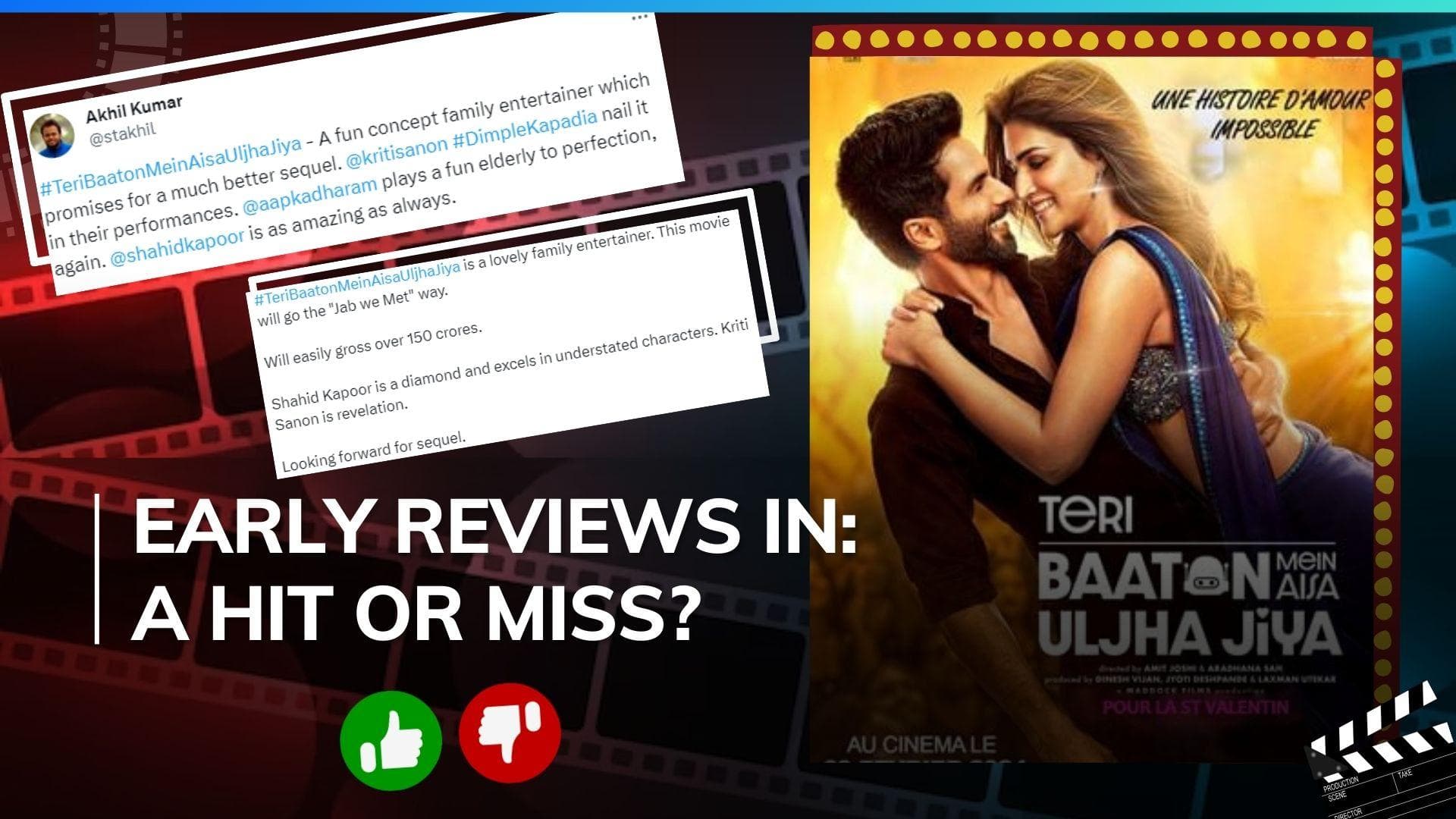 ‘TBMAUJ’ Twitter review: Netizens praise Shahid Kapoor-Kriti Sanon’s film; call it a ‘perfect-watch’ 