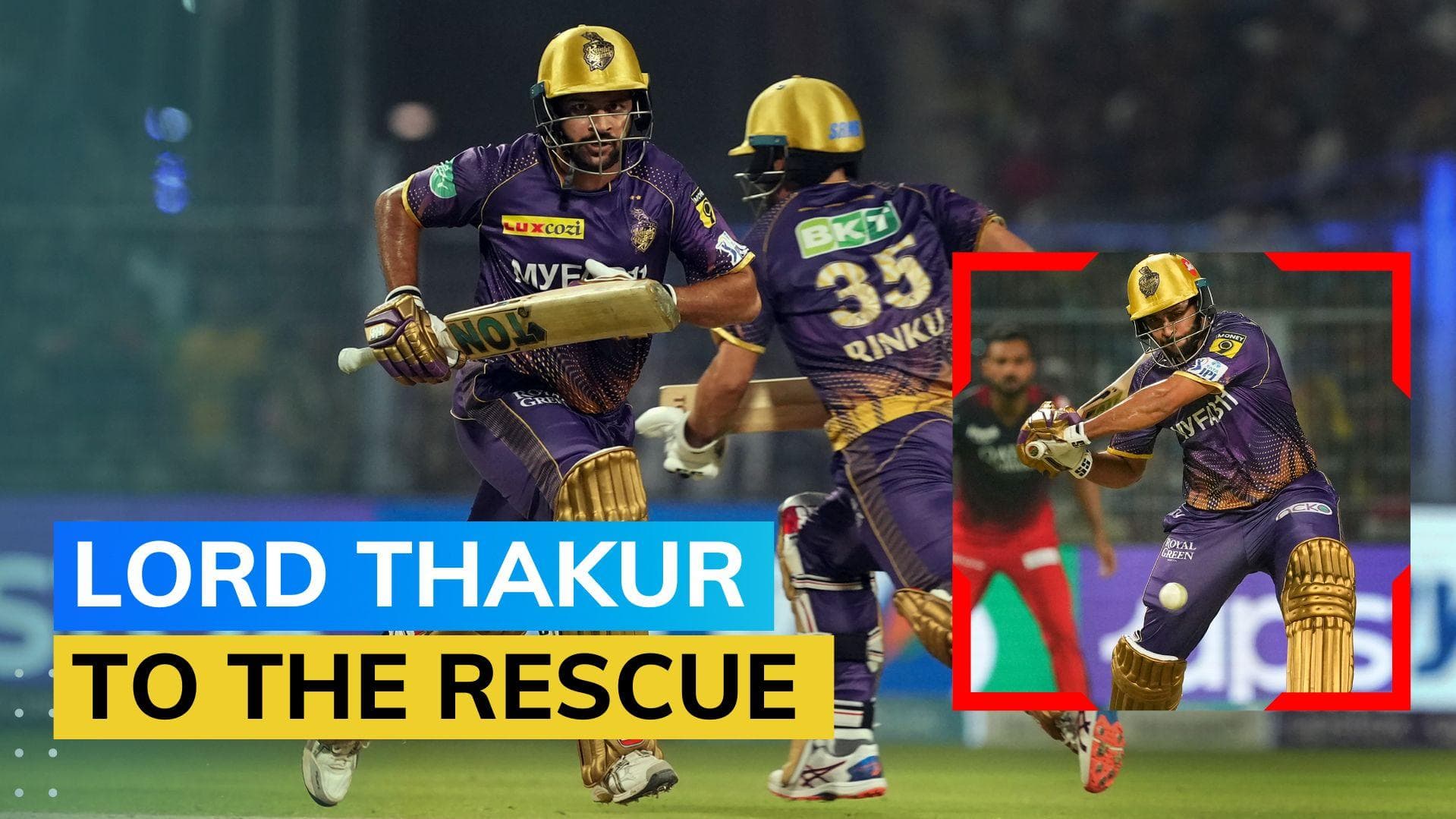 IPL 2023: KKR vs RCB - Shardul Thakur's unbelievable 29-ball 68 propels KKR past 200