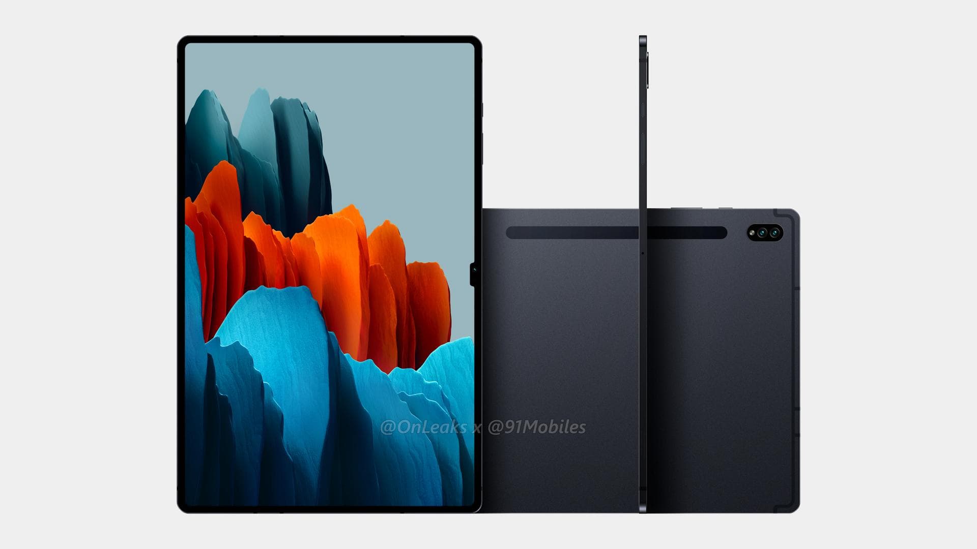 Samsung Galaxy Tab S8 Ultra renders indicate notched display