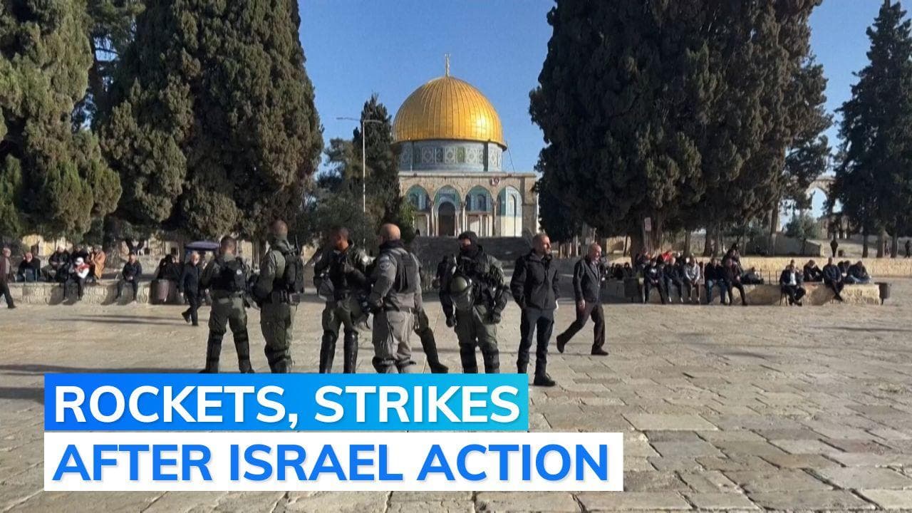 Clashes erupt as Israel police storm Jerusalem mosque