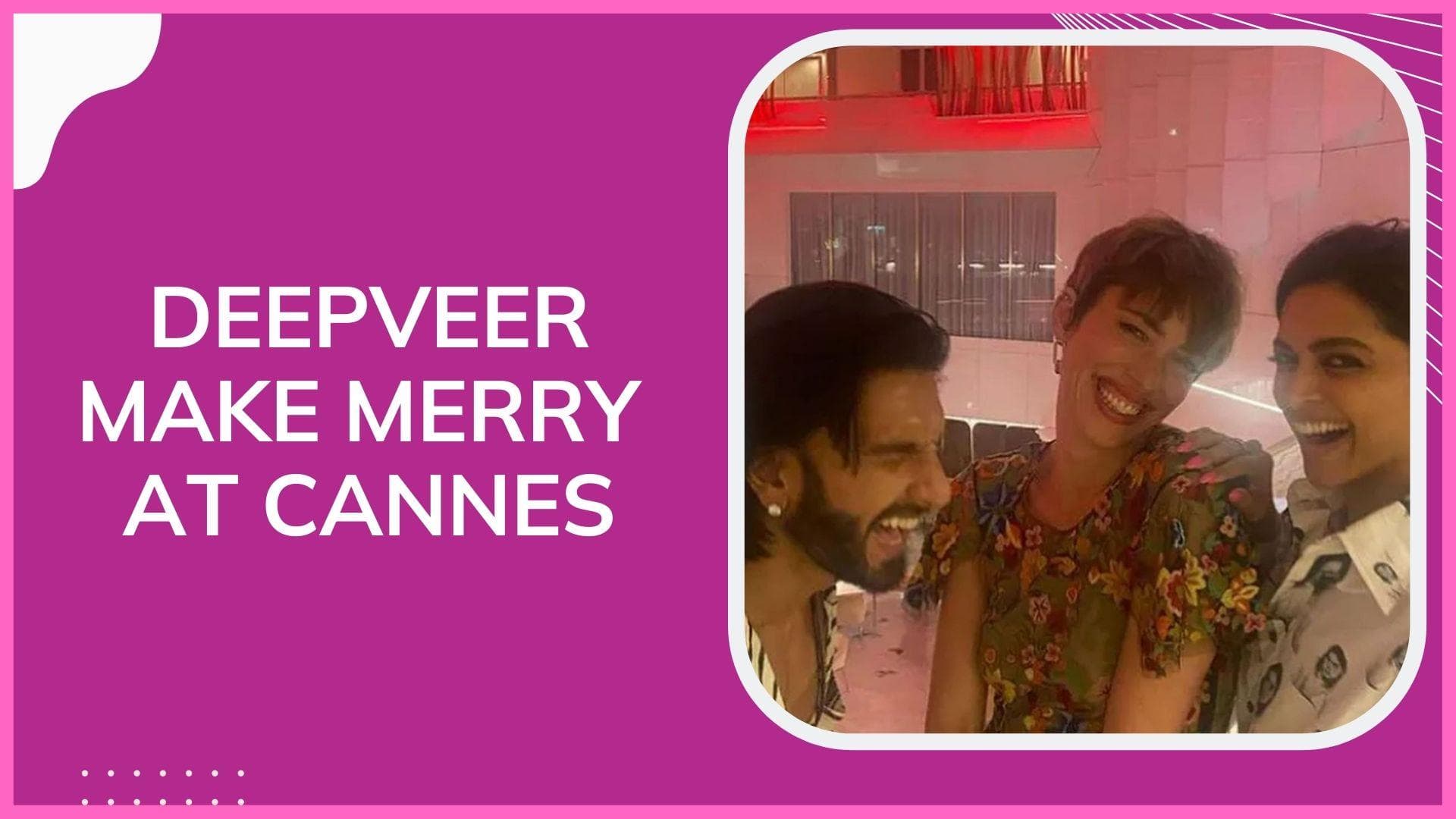 Cannes 2022: Ranveer Singh, Deepika Padukone pose with Rebecca Hall at Dior event