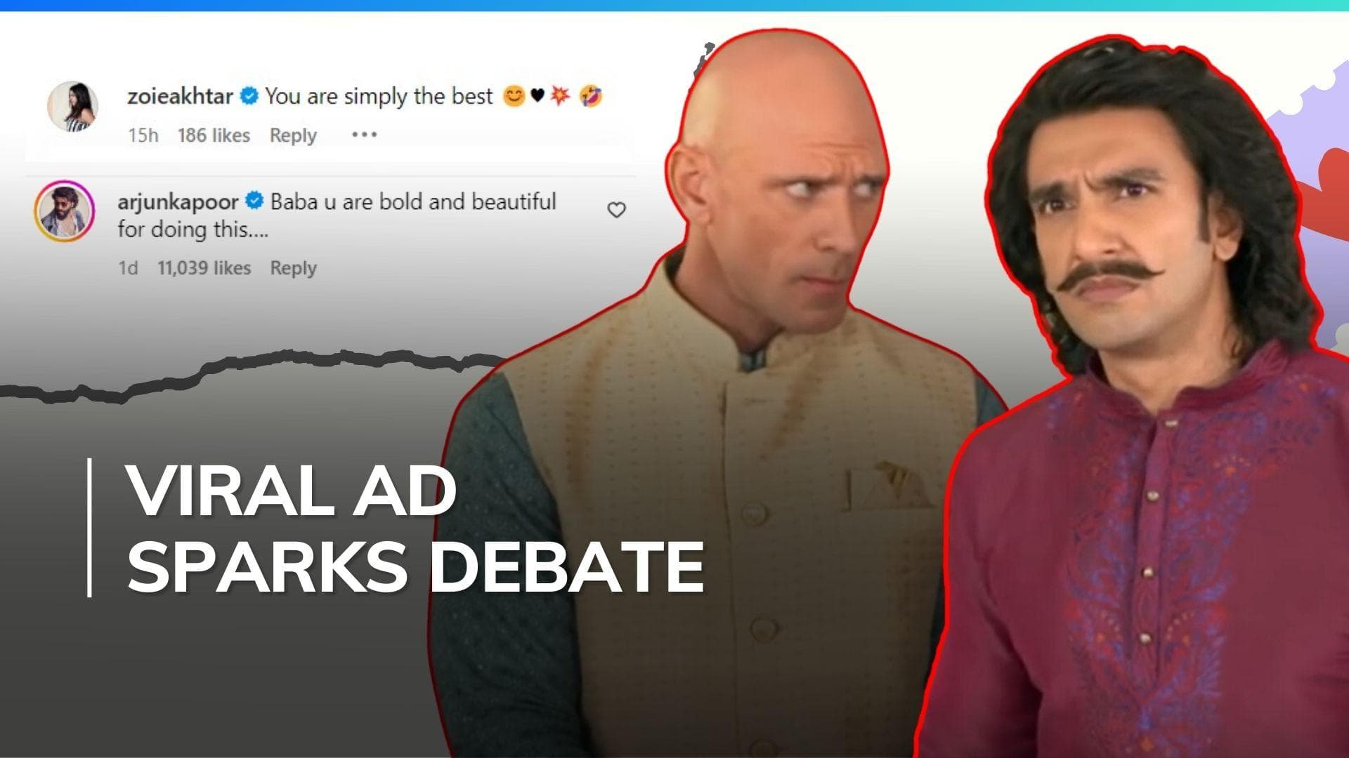 Celebrities divided over Ranveer Singh's viral ad with adult star Johnny Sins