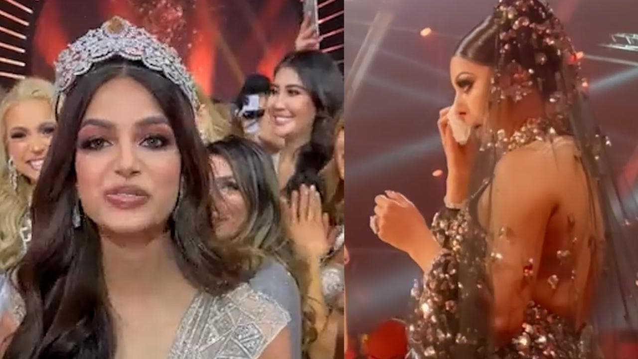 Harnaaz Sandhu को जीतता देख रो पड़ीं Urvashi Rautela, वीडियो हुआ वायरल