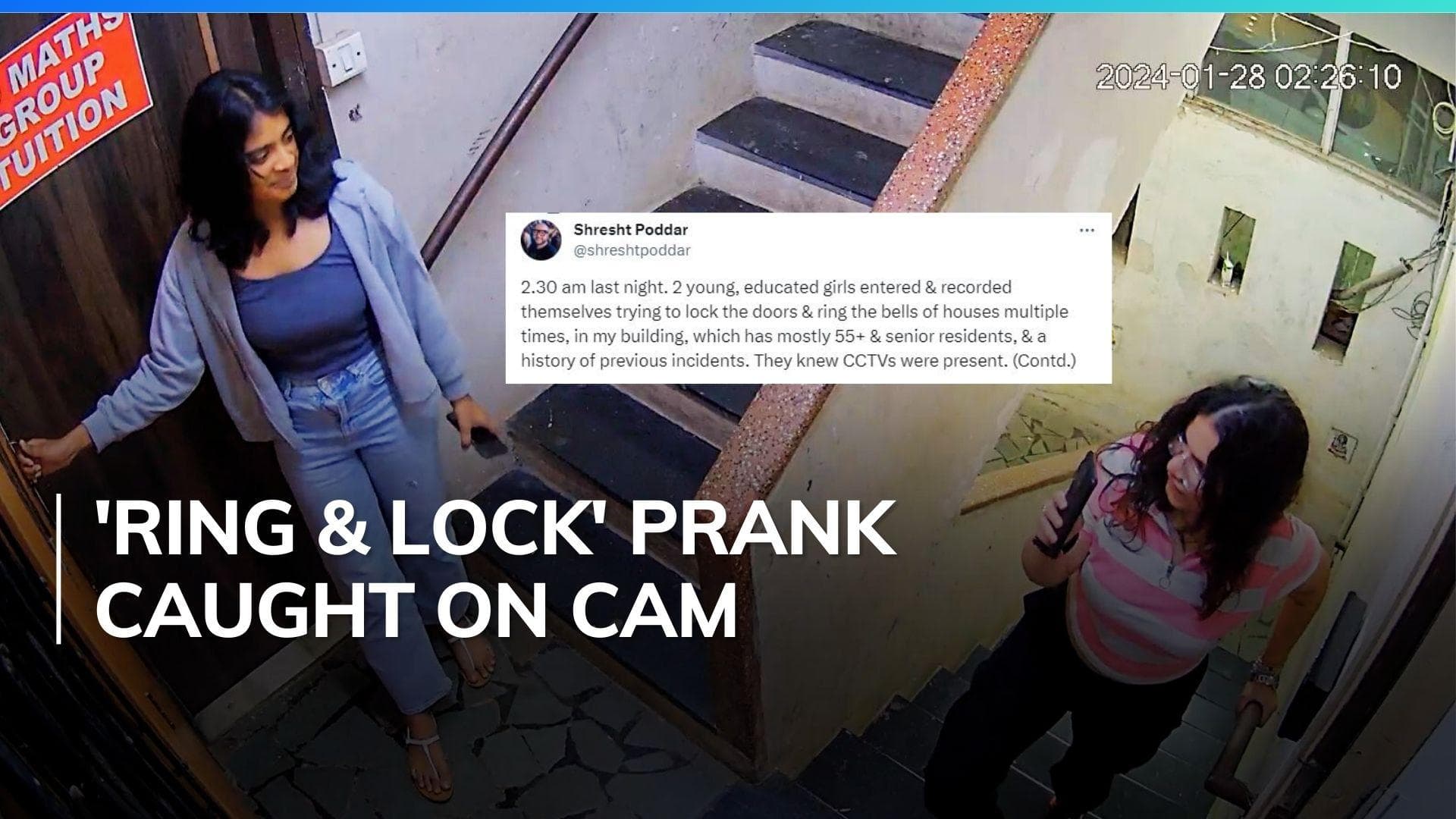 Video of women ringing apartment bells and locking doors in Mumbai goes viral, sparks outrage online