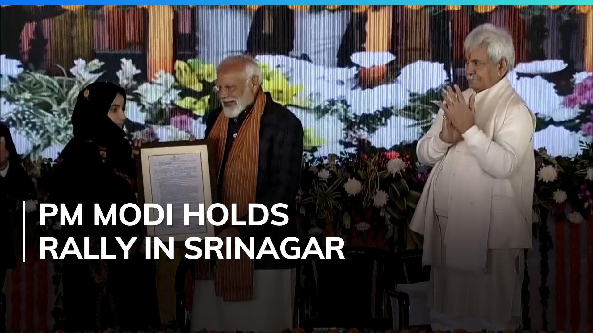 PM Modi interacts with Viksit Bharat beneficiaries in Kashmir