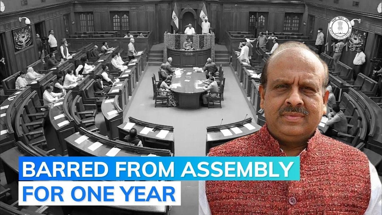 BJP MLA Vijender Gupta suspended from Delhi Assembly: Speaker Ram Niwas Goel
