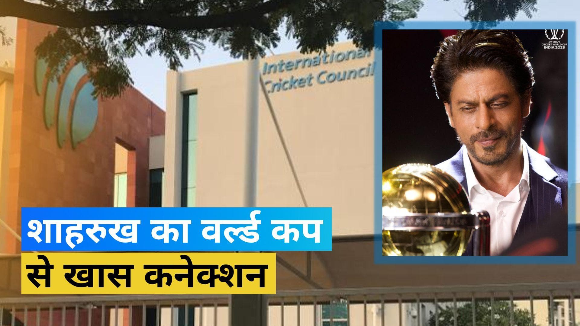 ICC ने World Cup Trophy के साथ शेयर की Shahrukh की फोटो, फैंस की खुशी का नहीं रहा ठिकाना