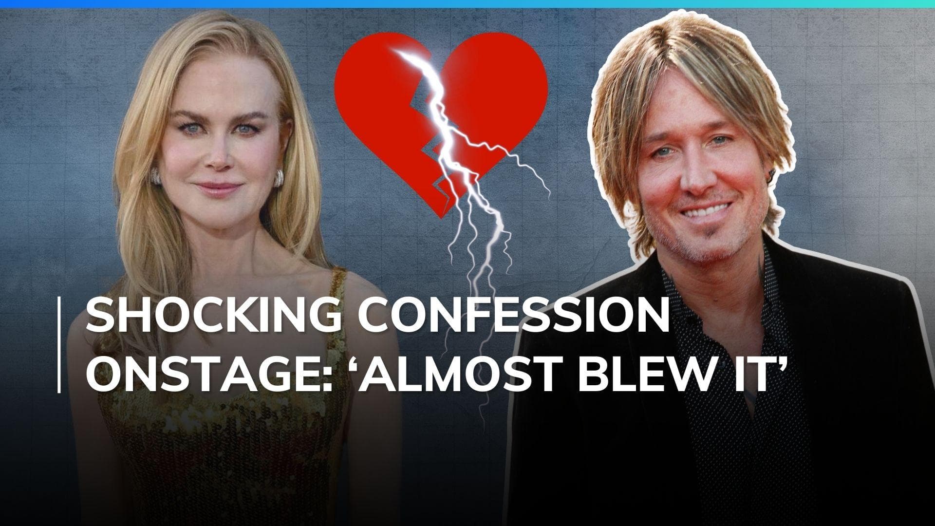 Keith Urban breaks down as he confesses how he almost destroyed his marriage to Nicole Kidman 