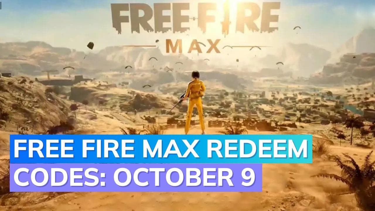  Garena Free Fire MAX redeem codes Today 9 October 2023: Get free diamonds, skins, and more
