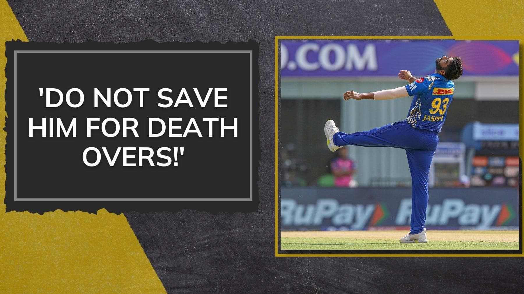 IPL 2022: 'You are not getting the best out of him', Shastri on Bumrah's use in MI squad