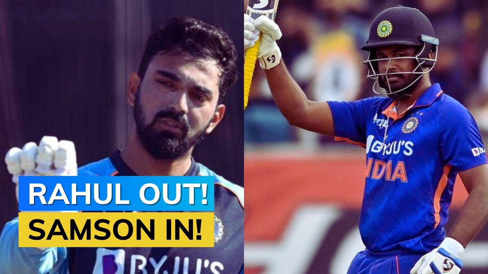 India Vs West Indies: Sanju Samson replaces KL Rahul in T20I squad