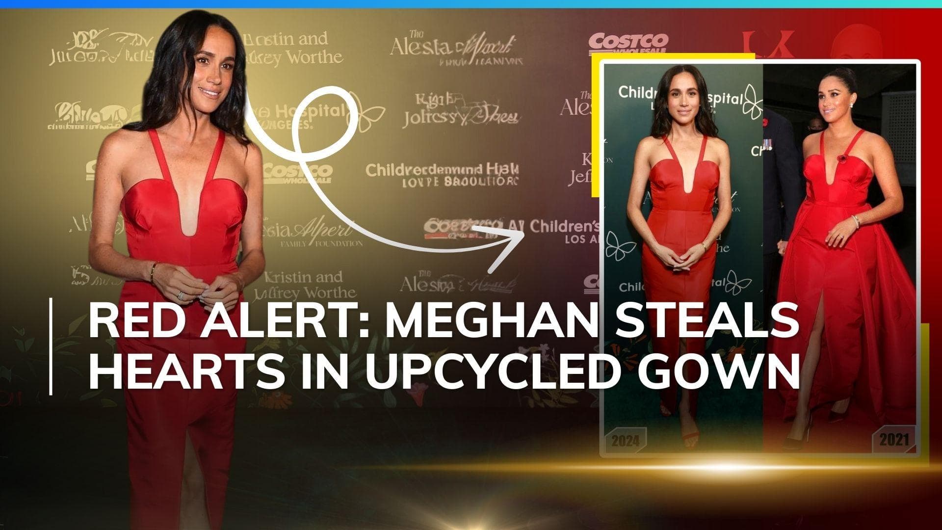 Meghan Markle turns heads in elegant red ensemble at 2024 Children's Hospital Gala | Have a look 
