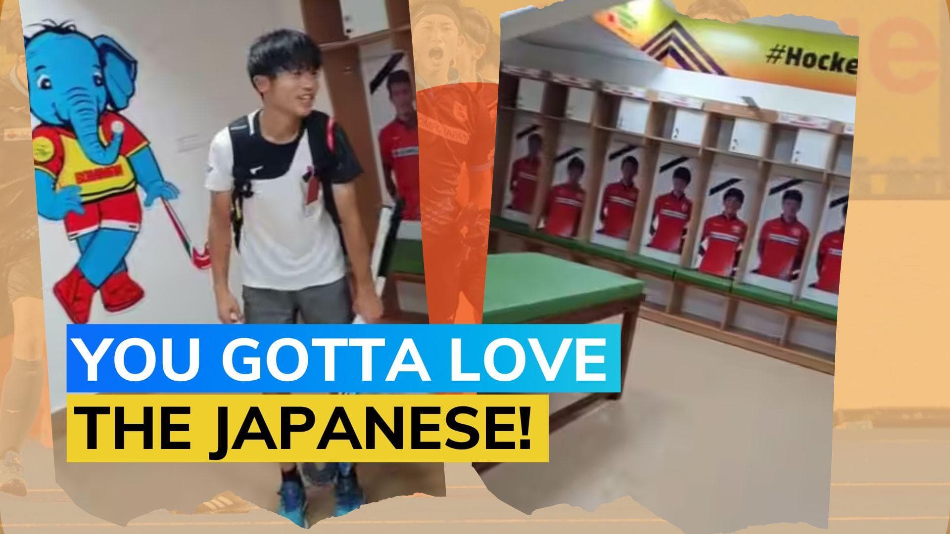 Watch: Japan's hockey team leaves locker room after a fabulous cleanup job in Asian Champions Trophy 2023