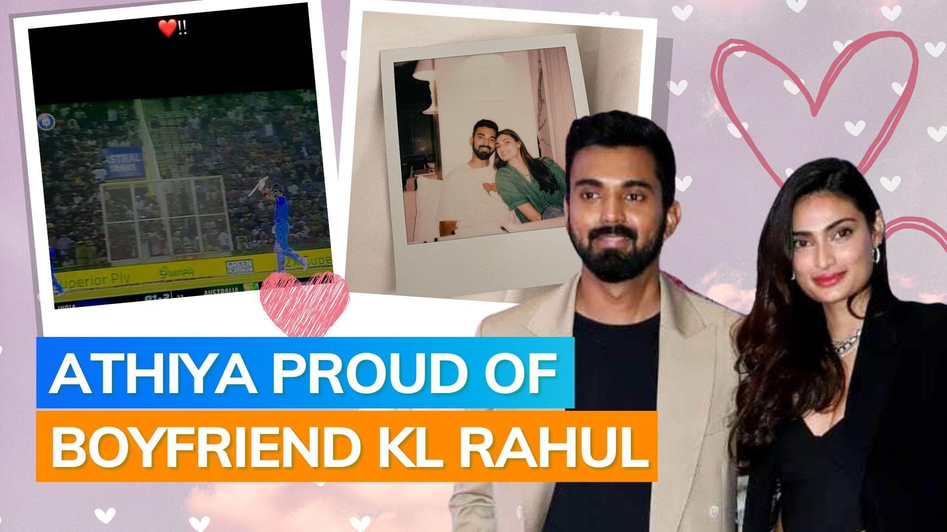 Athiya Shetty celebrates boyfriend KL Rahul’s half-century against Australia through social media 