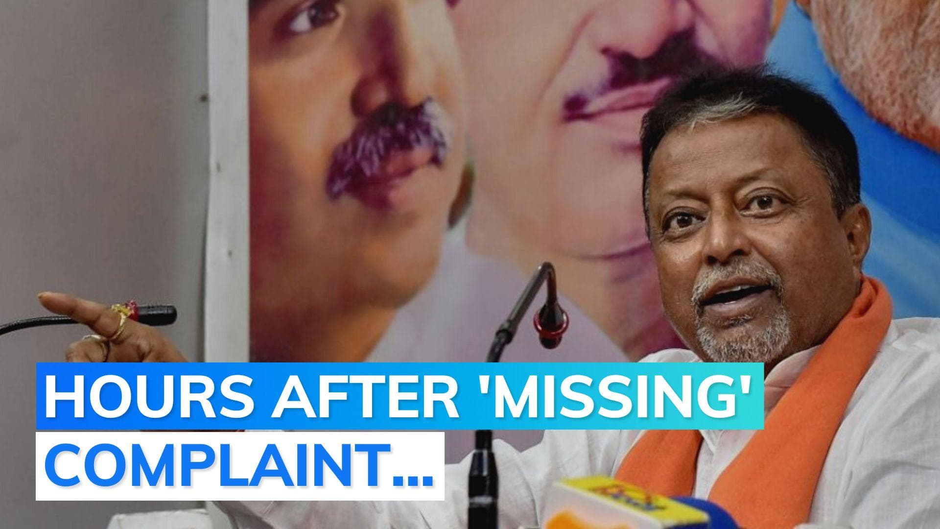 Mukul Roy mystery: TMC leader seen at airport after son claims he's 'missing', say reports