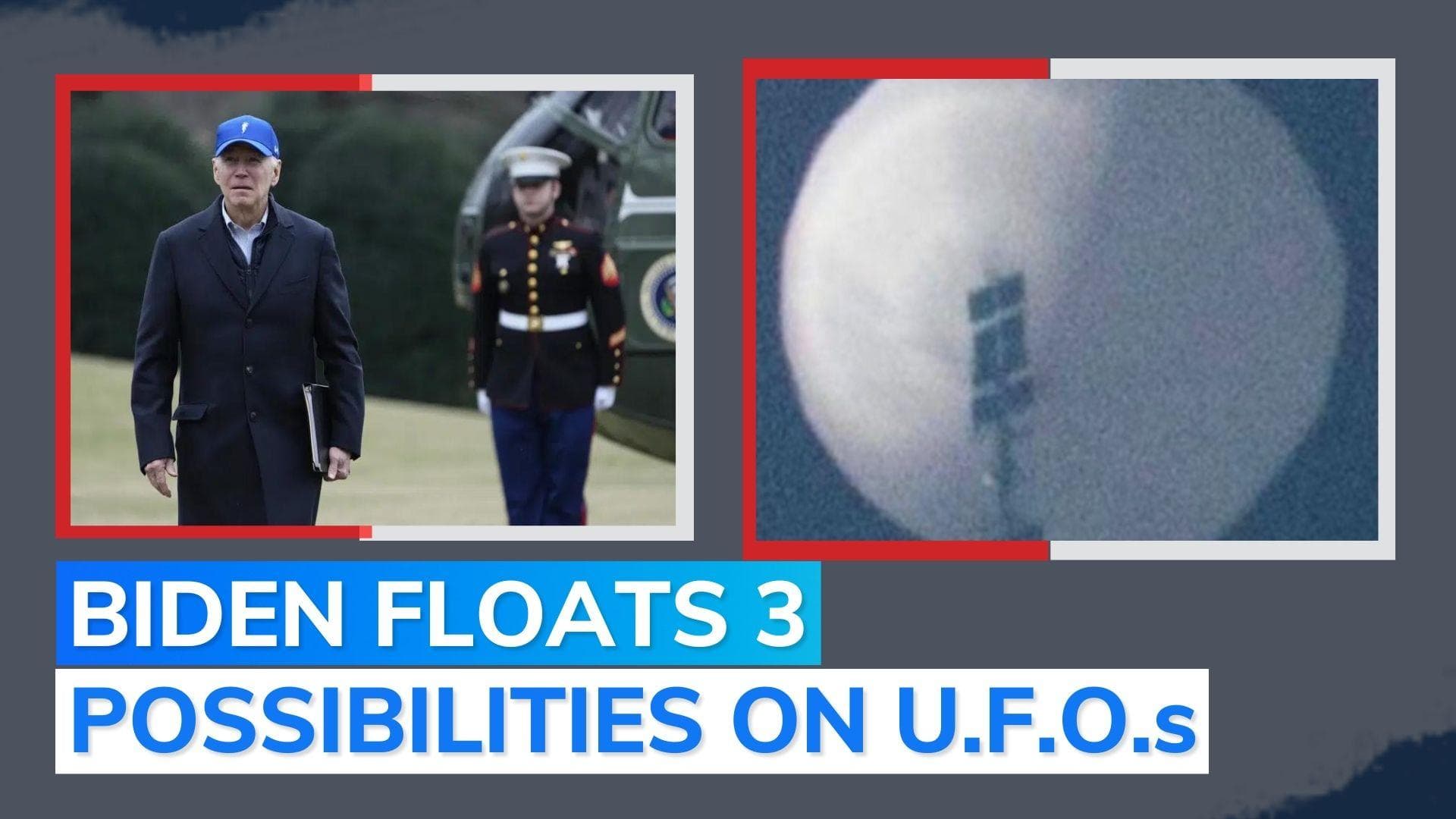 Joe Biden on UFOs in US skies: President says no proof yet of link to China's spy programme