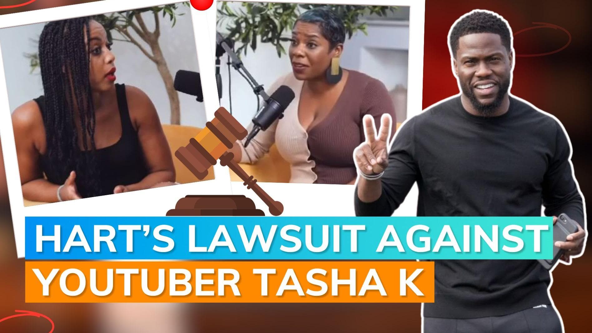 Kevin Hart takes the legal route, sues YouTuber Tasha K & former assistant for extortion   