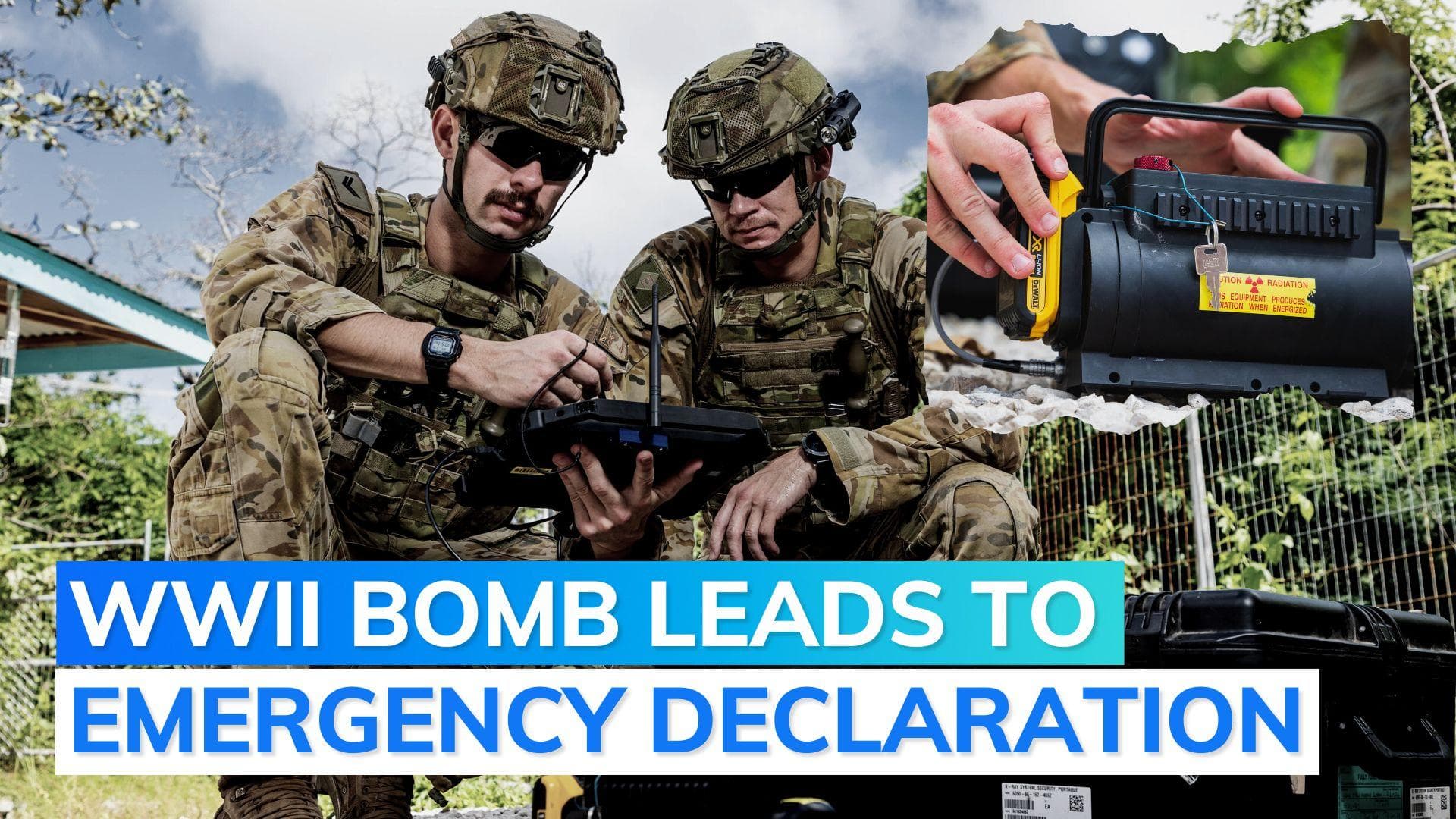 'Dangerous' WWII bomb found on Pacific island, defused